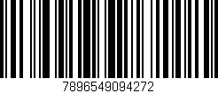 Código de barras (EAN, GTIN, SKU, ISBN): '7896549094272'