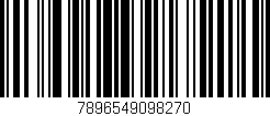 Código de barras (EAN, GTIN, SKU, ISBN): '7896549098270'