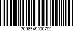 Código de barras (EAN, GTIN, SKU, ISBN): '7896549098799'