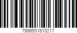 Código de barras (EAN, GTIN, SKU, ISBN): '7896551610217'