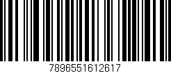 Código de barras (EAN, GTIN, SKU, ISBN): '7896551612617'