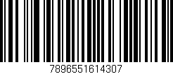 Código de barras (EAN, GTIN, SKU, ISBN): '7896551614307'