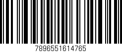 Código de barras (EAN, GTIN, SKU, ISBN): '7896551614765'