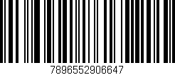 Código de barras (EAN, GTIN, SKU, ISBN): '7896552906647'