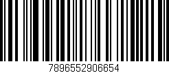 Código de barras (EAN, GTIN, SKU, ISBN): '7896552906654'