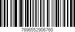 Código de barras (EAN, GTIN, SKU, ISBN): '7896552906760'