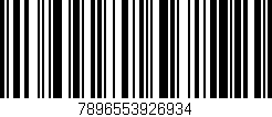 Código de barras (EAN, GTIN, SKU, ISBN): '7896553926934'