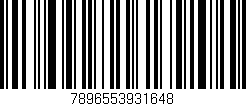 Código de barras (EAN, GTIN, SKU, ISBN): '7896553931648'