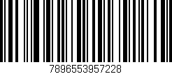 Código de barras (EAN, GTIN, SKU, ISBN): '7896553957228'
