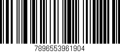 Código de barras (EAN, GTIN, SKU, ISBN): '7896553961904'