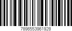 Código de barras (EAN, GTIN, SKU, ISBN): '7896553961928'