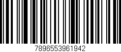 Código de barras (EAN, GTIN, SKU, ISBN): '7896553961942'