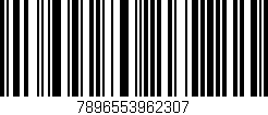Código de barras (EAN, GTIN, SKU, ISBN): '7896553962307'