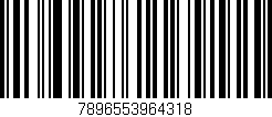 Código de barras (EAN, GTIN, SKU, ISBN): '7896553964318'