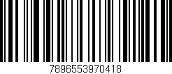 Código de barras (EAN, GTIN, SKU, ISBN): '7896553970418'