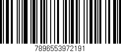 Código de barras (EAN, GTIN, SKU, ISBN): '7896553972191'