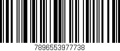 Código de barras (EAN, GTIN, SKU, ISBN): '7896553977738'