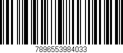 Código de barras (EAN, GTIN, SKU, ISBN): '7896553984033'