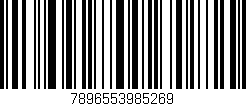 Código de barras (EAN, GTIN, SKU, ISBN): '7896553985269'