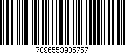 Código de barras (EAN, GTIN, SKU, ISBN): '7896553985757'