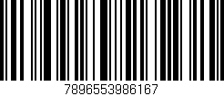 Código de barras (EAN, GTIN, SKU, ISBN): '7896553986167'