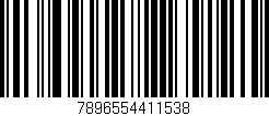Código de barras (EAN, GTIN, SKU, ISBN): '7896554411538'