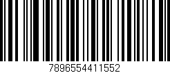 Código de barras (EAN, GTIN, SKU, ISBN): '7896554411552'