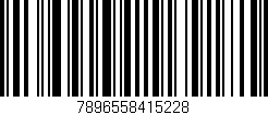Código de barras (EAN, GTIN, SKU, ISBN): '7896558415228'