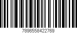 Código de barras (EAN, GTIN, SKU, ISBN): '7896558422769'