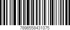 Código de barras (EAN, GTIN, SKU, ISBN): '7896558431075'