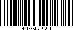 Código de barras (EAN, GTIN, SKU, ISBN): '7896558439231'