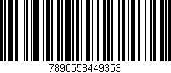 Código de barras (EAN, GTIN, SKU, ISBN): '7896558449353'