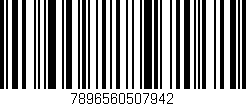 Código de barras (EAN, GTIN, SKU, ISBN): '7896560507942'