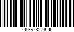 Código de barras (EAN, GTIN, SKU, ISBN): '7896576326988'