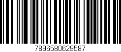 Código de barras (EAN, GTIN, SKU, ISBN): '7896580629587'