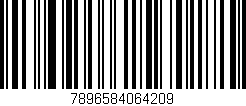 Código de barras (EAN, GTIN, SKU, ISBN): '7896584064209'