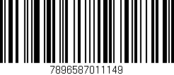 Código de barras (EAN, GTIN, SKU, ISBN): '7896587011149'