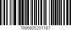 Código de barras (EAN, GTIN, SKU, ISBN): '7896605201187'