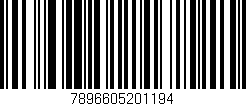 Código de barras (EAN, GTIN, SKU, ISBN): '7896605201194'