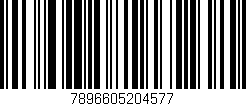 Código de barras (EAN, GTIN, SKU, ISBN): '7896605204577'