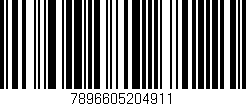 Código de barras (EAN, GTIN, SKU, ISBN): '7896605204911'
