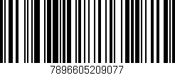 Código de barras (EAN, GTIN, SKU, ISBN): '7896605209077'