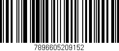Código de barras (EAN, GTIN, SKU, ISBN): '7896605209152'