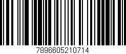 Código de barras (EAN, GTIN, SKU, ISBN): '7896605210714'