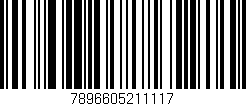Código de barras (EAN, GTIN, SKU, ISBN): '7896605211117'