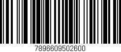 Código de barras (EAN, GTIN, SKU, ISBN): '7896609502600'