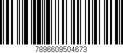 Código de barras (EAN, GTIN, SKU, ISBN): '7896609504673'