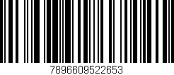 Código de barras (EAN, GTIN, SKU, ISBN): '7896609522653'