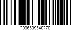 Código de barras (EAN, GTIN, SKU, ISBN): '7896609540770'