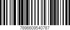 Código de barras (EAN, GTIN, SKU, ISBN): '7896609540787'